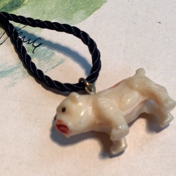 VINTAGE 1940’s CRACKER JACK CELLULOID CHARM PRIZES, SET of 5, 4 dogs, 1 horse - Picture 3 of 16